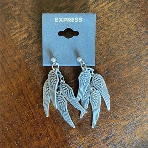 Express feather earrings!
